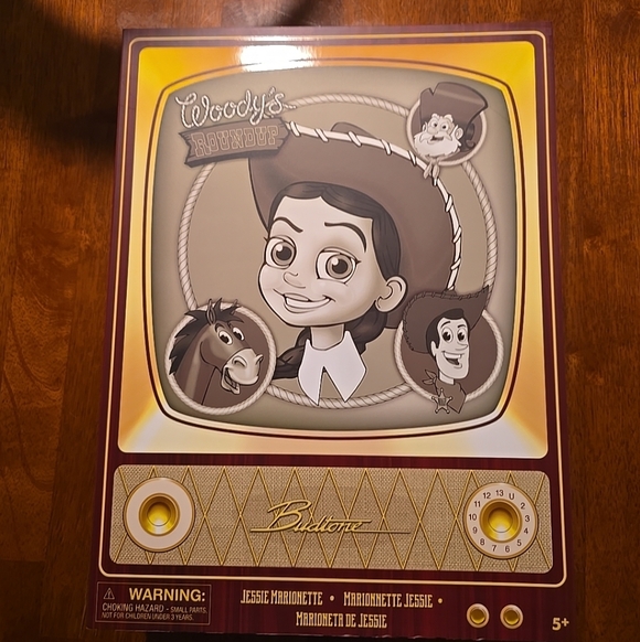 Jessie Marionette Toy Disney Parks Toy Story Pixar Woody's Roundup - Picture 13 of 14